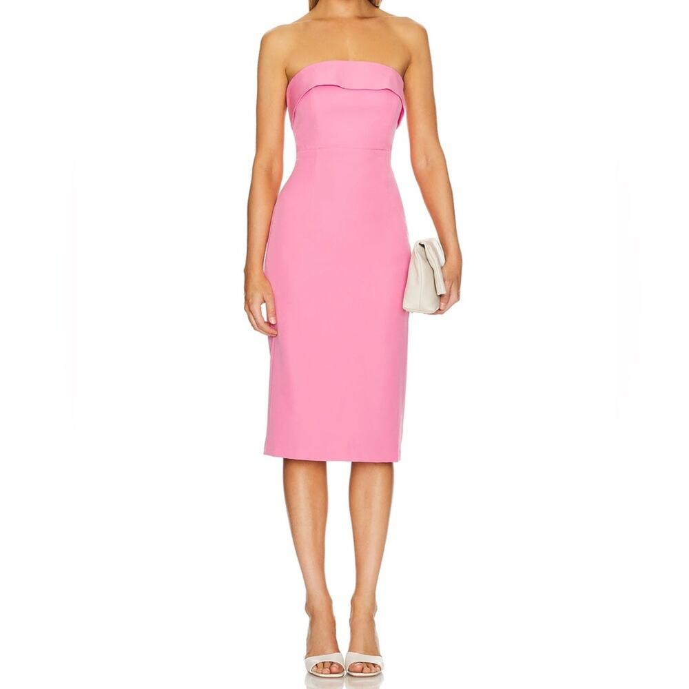 Bardot Womenās Strapless Georgia Dress in Candy Pink Sz 8 NWT